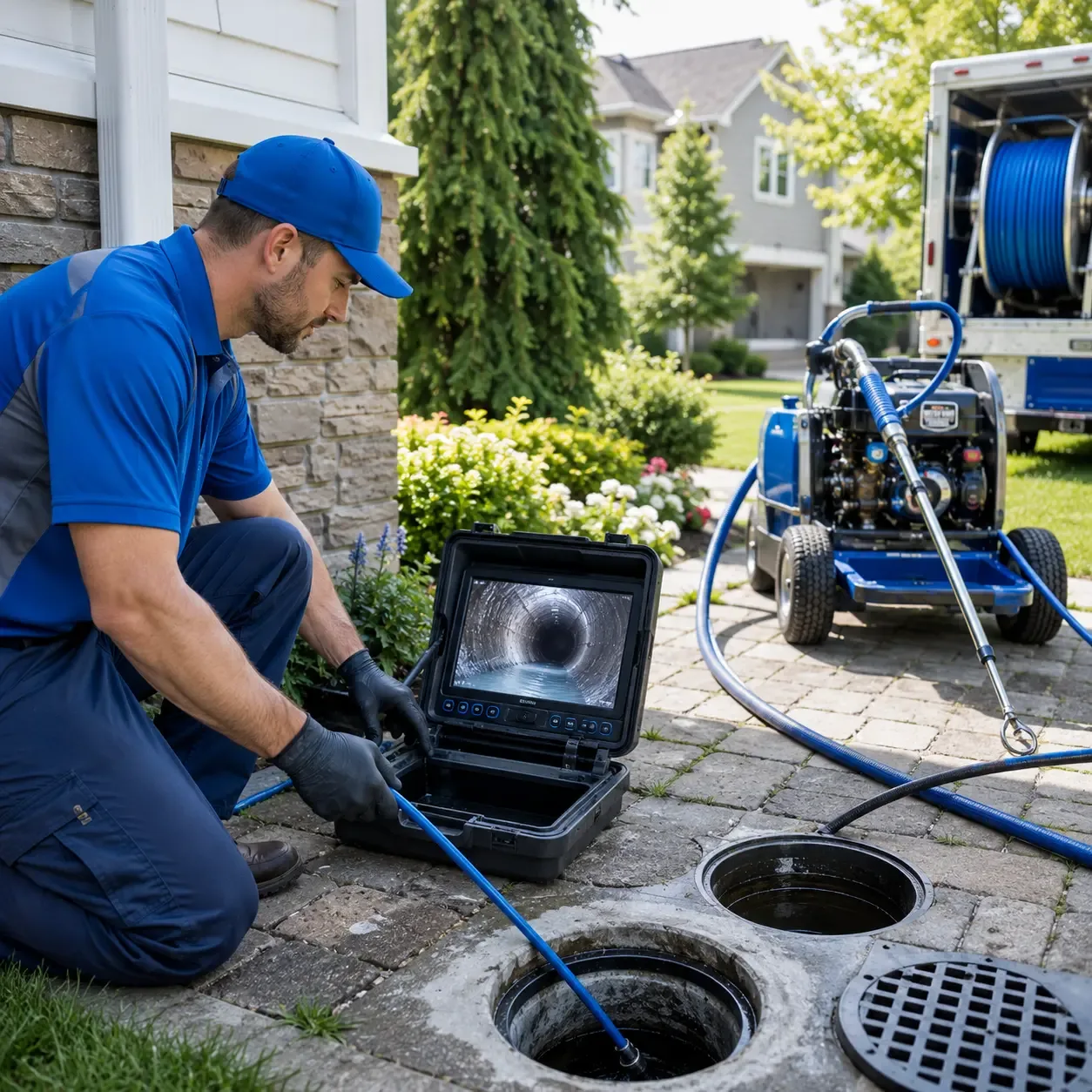 Outdoor drain cleaning professionals serving Wellington, MO